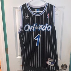 Tracy McGrady Magic Alternate Pinstripe Jersey Size M